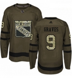 Youth Adidas New York Rangers 9 Adam Graves Authentic Green Salute to Service NHL Jersey Youth Adidas New York Rangers 9 Adam Graves Authentic Green Salute to Service NHL Jersey