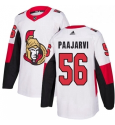 Mens Adidas Ottawa Senators 56 Magnus Paajarvi Authentic White Away NHL Jersey Mens Adidas Ottawa Senators 56 Magnus Paajarvi Authentic White Away NHL Jersey