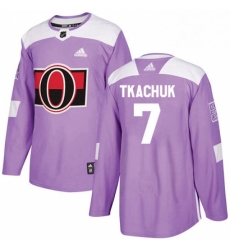 Mens Adidas Ottawa Senators 7 Brady Tkachuk Authentic Purple Fights Cancer Practice NHL Jersey Mens Adidas Ottawa Senators 7 Brady Tkachuk Authentic Purple Fights Cancer Practice NHL Jersey