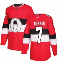 Mens Adidas Ottawa Senators 7 Kyle Turris Authentic Red 2017 100 Classic NHL Jersey Mens Adidas Ottawa Senators 7 Kyle Turris Authentic Red 2017 100 Classic NHL Jersey