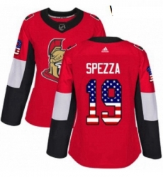 Womens Adidas Ottawa Senators 19 Jason Spezza Authentic Red USA Flag Fashion NHL Jersey Womens Adidas Ottawa Senators 19 Jason Spezza Authentic Red USA Flag Fashion NHL Jersey