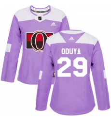 Womens Adidas Ottawa Senators 29 Johnny Oduya Authentic Purple Fights Cancer Practice NHL Jersey Womens Adidas Ottawa Senators 29 Johnny Oduya Authentic Purple Fights Cancer Practice NHL Jersey