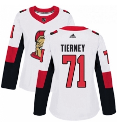 Womens Adidas Ottawa Senators 71 Chris Tierney Authentic White Away NHL Jersey Womens Adidas Ottawa Senators 71 Chris Tierney Authentic White Away NHL Jersey