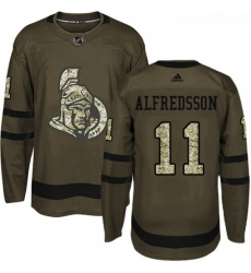 Youth Adidas Ottawa Senators 11 Daniel Alfredsson Premier Green Salute to Service NHL Jersey Youth Adidas Ottawa Senators 11 Daniel Alfredsson Premier Green Salute to Service NHL Jersey