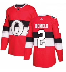 Youth Adidas Ottawa Senators 2 Dylan DeMelo Authentic Red 2017 100 Classic NHL Jersey Youth Adidas Ottawa Senators 2 Dylan DeMelo Authentic Red 2017 100 Classic NHL Jersey