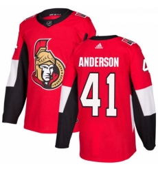 Youth Adidas Ottawa Senators 41 Craig Anderson Premier Red Home NHL Jersey Youth Adidas Ottawa Senators 41 Craig Anderson Premier Red Home NHL Jersey