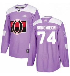 Youth Adidas Ottawa Senators 74 Mark Borowiecki Authentic Purple Fights Cancer Practice NHL Jersey Youth Adidas Ottawa Senators 74 Mark Borowiecki Authentic Purple Fights Cancer Practice NHL Jersey