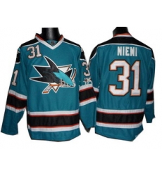 2011 Newest San Jose Sharks Jerseys 31 Antti Niemi Green Jersey 2011 Newest San Jose Sharks Jerseys 31 Antti Niemi Green Jersey