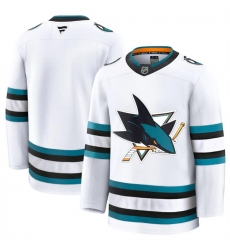 Men San Jose Sharks Blank White 2024 25 Away Stitched Hockey Jersey Men San Jose Sharks Blank White 2024 25 Away Stitched Hockey Jersey