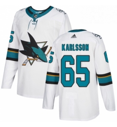 Mens Adidas San Jose Sharks 65 Erik Karlsson Authentic White Away NHL Jersey Mens Adidas San Jose Sharks 65 Erik Karlsson Authentic White Away NHL Jersey