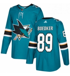 Mens Adidas San Jose Sharks 89 Mikkel Boedker Premier Teal Green Home NHL Jersey Mens Adidas San Jose Sharks 89 Mikkel Boedker Premier Teal Green Home NHL Jersey