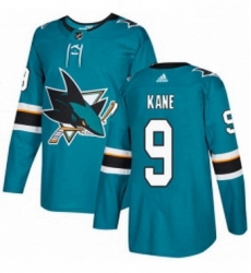 Mens Adidas San Jose Sharks 9 Evander Kane Authentic Teal Green Home NHL Jerse Mens Adidas San Jose Sharks 9 Evander Kane Authentic Teal Green Home NHL Jerse