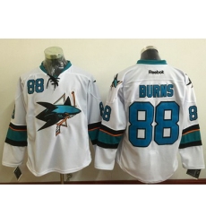 Sharks #88 Brent Burns White Stitched NHL Jersey Sharks #88 Brent Burns White Stitched NHL Jersey