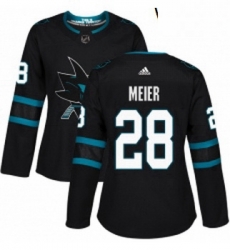 Womens Adidas San Jose Sharks 28 Timo Meier Premier Black Alternate NHL Jersey Womens Adidas San Jose Sharks 28 Timo Meier Premier Black Alternate NHL Jersey