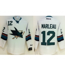 Kids San Jose Sharks 12 Patrick Marleau White NHL Hockey Jersey New Style Kids San Jose Sharks 12 Patrick Marleau White NHL Hockey Jersey New Style