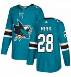 Youth Adidas San Jose Sharks 28 Timo Meier Authentic Teal Green Home NHL Jersey Youth Adidas San Jose Sharks 28 Timo Meier Authentic Teal Green Home NHL Jersey