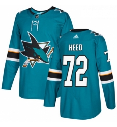 Youth Adidas San Jose Sharks 72 Tim Heed Authentic Teal Green Home NHL Jersey Youth Adidas San Jose Sharks 72 Tim Heed Authentic Teal Green Home NHL Jersey