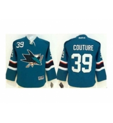 Youth NHL San Jose Sharks 39 Logan Couture green Jersey Youth NHL San Jose Sharks 39 Logan Couture green Jersey