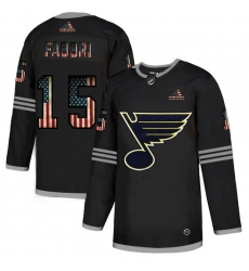Men St.Louis Blues 15 Robby Fabbri Black USA Flag Fashion Adidas Jersey Men St.Louis Blues 15 Robby Fabbri Black USA Flag Fashion Adidas Jersey