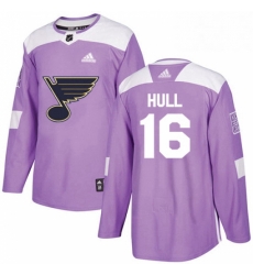 Mens Adidas St Louis Blues 16 Brett Hull Authentic Purple Fights Cancer Practice NHL Jersey Mens Adidas St Louis Blues 16 Brett Hull Authentic Purple Fights Cancer Practice NHL Jersey