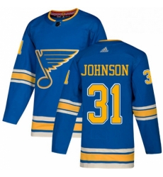 Mens Adidas St Louis Blues 31 Chad Johnson Authentic Navy Blue Alternate NHL Jersey Mens Adidas St Louis Blues 31 Chad Johnson Authentic Navy Blue Alternate NHL Jersey