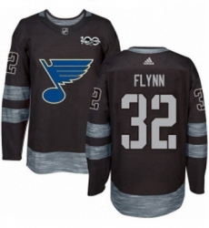Mens Adidas St Louis Blues 32 Brian Flynn Authentic Black 1917 2017 100th Anniversary NHL Jersey Mens Adidas St Louis Blues 32 Brian Flynn Authentic Black 1917 2017 100th Anniversary NHL Jersey