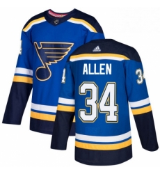Mens Adidas St Louis Blues 34 Jake Allen Premier Royal Blue Home NHL Jersey Mens Adidas St Louis Blues 34 Jake Allen Premier Royal Blue Home NHL Jersey
