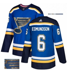 Mens Adidas St Louis Blues 6 Joel Edmundson Authentic Royal Blue Fashion Gold NHL Jersey Mens Adidas St Louis Blues 6 Joel Edmundson Authentic Royal Blue Fashion Gold NHL Jersey