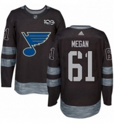 Mens Adidas St Louis Blues 61 Wade Megan Authentic Black 1917 2017 100th Anniversary NHL Jersey Mens Adidas St Louis Blues 61 Wade Megan Authentic Black 1917 2017 100th Anniversary NHL Jersey