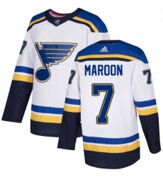 Mens Adidas St Louis Blues 7 Patrick Maroon Authentic White Away NHL Jersey Mens Adidas St Louis Blues 7 Patrick Maroon Authentic White Away NHL Jersey