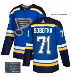 Mens Adidas St Louis Blues 71 Vladimir Sobotka Authentic Royal Blue Fashion Gold NHL Jersey Mens Adidas St Louis Blues 71 Vladimir Sobotka Authentic Royal Blue Fashion Gold NHL Jersey