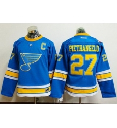 Blues #27 Alex Pietrangelo Light Blue 2017 Winter Classic Womens Stitched NHL Jersey Blues #27 Alex Pietrangelo Light Blue 2017 Winter Classic Womens Stitched NHL Jersey