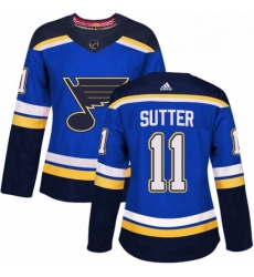 Womens Adidas St Louis Blues 11 Brian Sutter Authentic Royal Blue Home NHL Jersey Womens Adidas St Louis Blues 11 Brian Sutter Authentic Royal Blue Home NHL Jersey