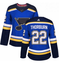 Womens Adidas St Louis Blues 22 Chris Thorburn Premier Royal Blue Home NHL Jersey Womens Adidas St Louis Blues 22 Chris Thorburn Premier Royal Blue Home NHL Jersey