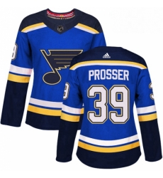 Womens Adidas St Louis Blues 39 Nate Prosser Premier Royal Blue Home NHL Jersey Womens Adidas St Louis Blues 39 Nate Prosser Premier Royal Blue Home NHL Jersey