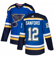Youth Adidas St Louis Blues 12 Zach Sanford Premier Royal Blue Home NHL Jersey Youth Adidas St Louis Blues 12 Zach Sanford Premier Royal Blue Home NHL Jersey