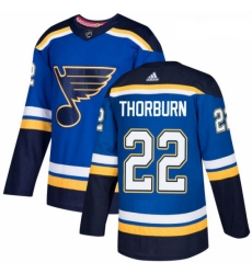 Youth Adidas St Louis Blues 22 Chris Thorburn Premier Royal Blue Home NHL Jersey Youth Adidas St Louis Blues 22 Chris Thorburn Premier Royal Blue Home NHL Jersey