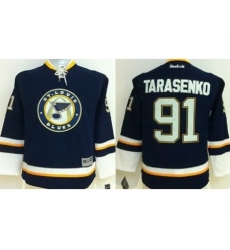 Youth St. Louis Blues #91 Vladimir Tarasenko Navy Blue Alternate Stitched NHL jersey Youth St. Louis Blues #91 Vladimir Tarasenko Navy Blue Alternate Stitched NHL jersey