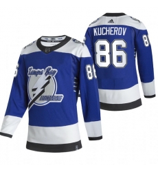 Men Tampa Bay Lightning 86 Nikita Kucherov Blue Adidas 2020 21 Reverse Retro Alternate NHL Jersey Men Tampa Bay Lightning 86 Nikita Kucherov Blue Adidas 2020 21 Reverse Retro Alternate NHL Jersey
