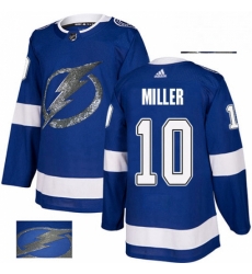 Mens Adidas Tampa Bay Lightning 10 JT Miller Authentic Royal Blue Fashion Gold NHL Jerse Mens Adidas Tampa Bay Lightning 10 JT Miller Authentic Royal Blue Fashion Gold NHL Jerse