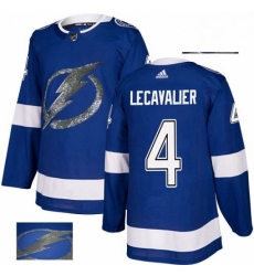 Mens Adidas Tampa Bay Lightning 4 Vincent Lecavalier Authentic Royal Blue Fashion Gold NHL Jersey Mens Adidas Tampa Bay Lightning 4 Vincent Lecavalier Authentic Royal Blue Fashion Gold NHL Jersey