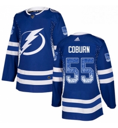 Mens Adidas Tampa Bay Lightning 55 Braydon Coburn Authentic Blue Drift Fashion NHL Jersey Mens Adidas Tampa Bay Lightning 55 Braydon Coburn Authentic Blue Drift Fashion NHL Jersey