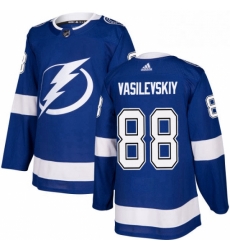 Mens Adidas Tampa Bay Lightning 88 Andrei Vasilevskiy Authentic Royal Blue Home NHL Jersey Mens Adidas Tampa Bay Lightning 88 Andrei Vasilevskiy Authentic Royal Blue Home NHL Jersey