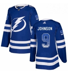 Mens Adidas Tampa Bay Lightning 9 Tyler Johnson Authentic Blue Drift Fashion NHL Jersey Mens Adidas Tampa Bay Lightning 9 Tyler Johnson Authentic Blue Drift Fashion NHL Jersey