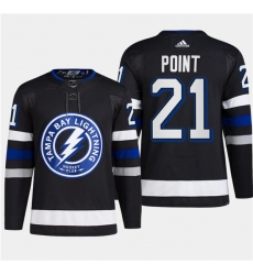 Men's Tampa Bay Lightning #21 Brayden Point Black 2024 Stadium Series Stitched Jersey Men's Tampa Bay Lightning #21 Brayden Point Black 2024 Stadium Series Stitched Jersey
