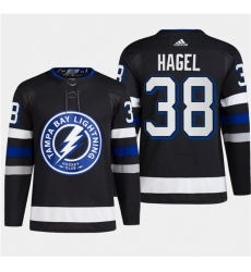 Men's Tampa Bay Lightning #38 Brandon Hagel Black 2024 Stadium Series Stitched Jersey Men's Tampa Bay Lightning #38 Brandon Hagel Black 2024 Stadium Series Stitched Jersey