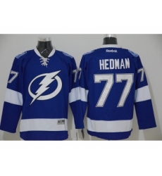 NHL Tampa Bay Lightning #77 HEDMAN blue Jerseys NHL Tampa Bay Lightning #77 HEDMAN blue Jerseys