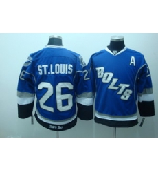 Tampa Bay Lightning 26 ST.louis blue jerseys bolts A patch Tampa Bay Lightning 26 ST.louis blue jerseys bolts A patch