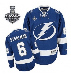 Tampa Bay Lightning #6 Anton Stralman Blue 2015 Stanley Cup Stitched NHL Jersey Tampa Bay Lightning #6 Anton Stralman Blue 2015 Stanley Cup Stitched NHL Jersey
