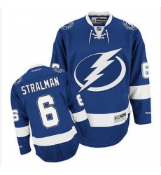 Tampa Bay Lightning #6 Anton Stralman Blue Stitched NHL Jersey Tampa Bay Lightning #6 Anton Stralman Blue Stitched NHL Jersey